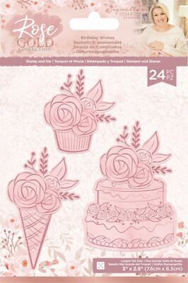 sarah davies signature collection birthday wishes stamp & die set
