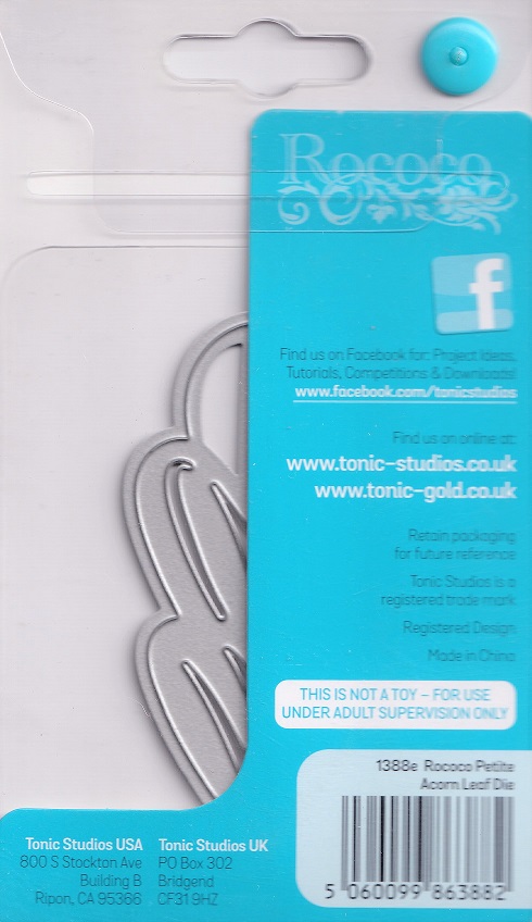 tonic studios acorn leaf die