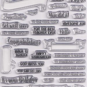 tonic studios celebrate sentiments stamp set