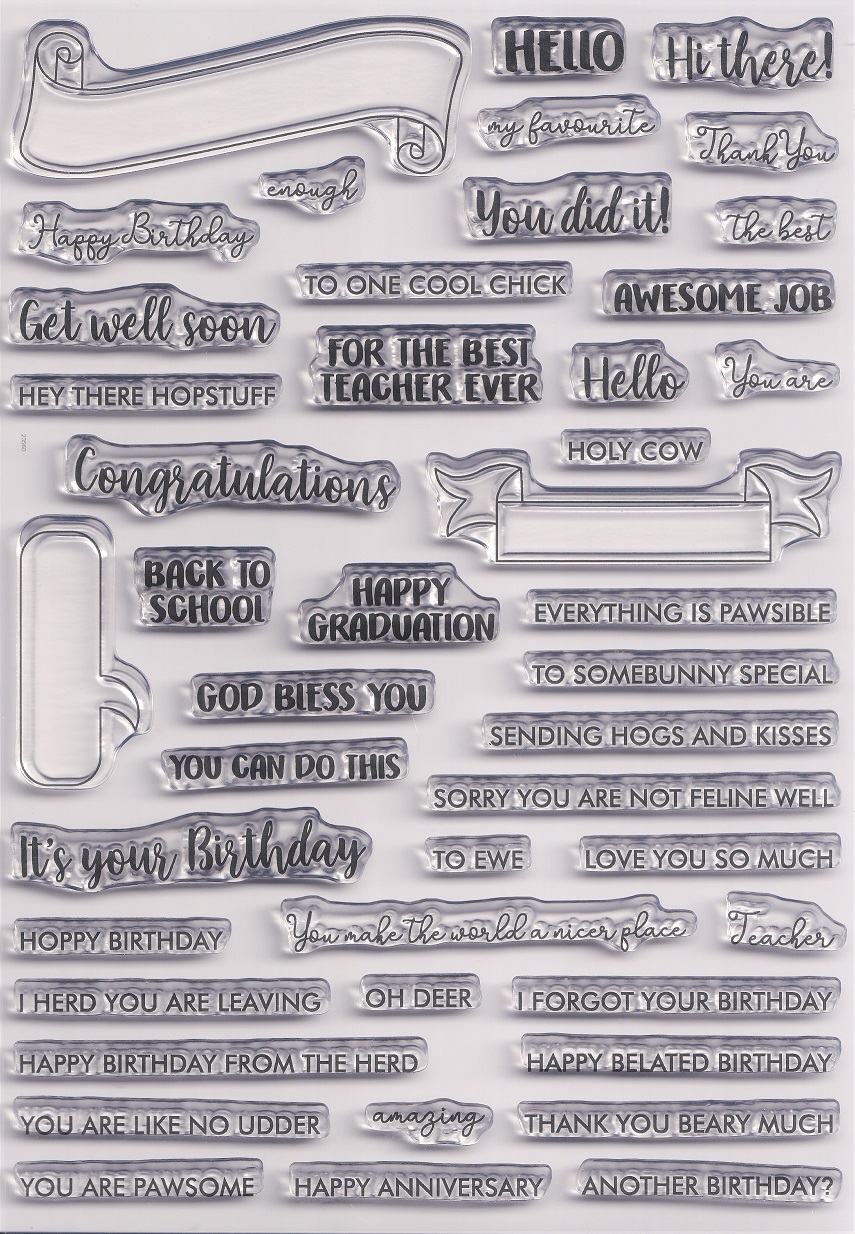 tonic studios celebrate sentiments stamp set