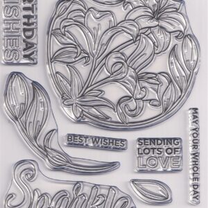 tonic studios sending lots of love clear stamps