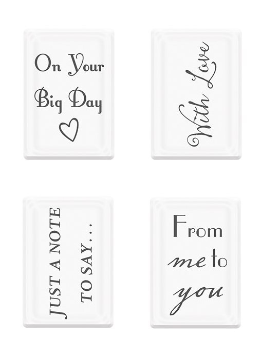 tonic studio delicate detail simple sentiment stamp set