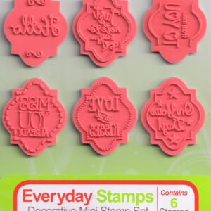 tonic studios everyday stamps decorative mini stamp set