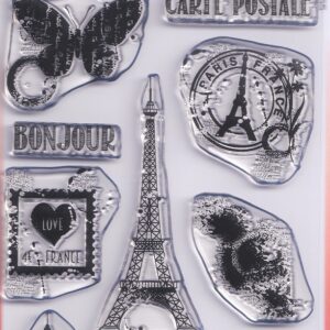 woodware paris elements clear acrylic stamps