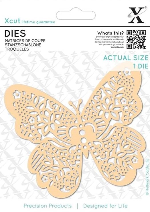 xcut ornate butterfly die