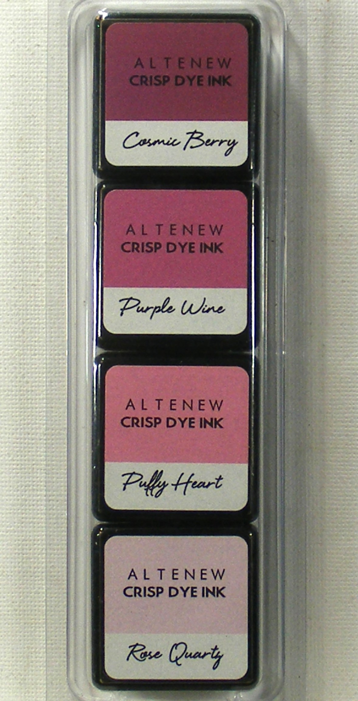 altenew rose petal mini cube dye ink set