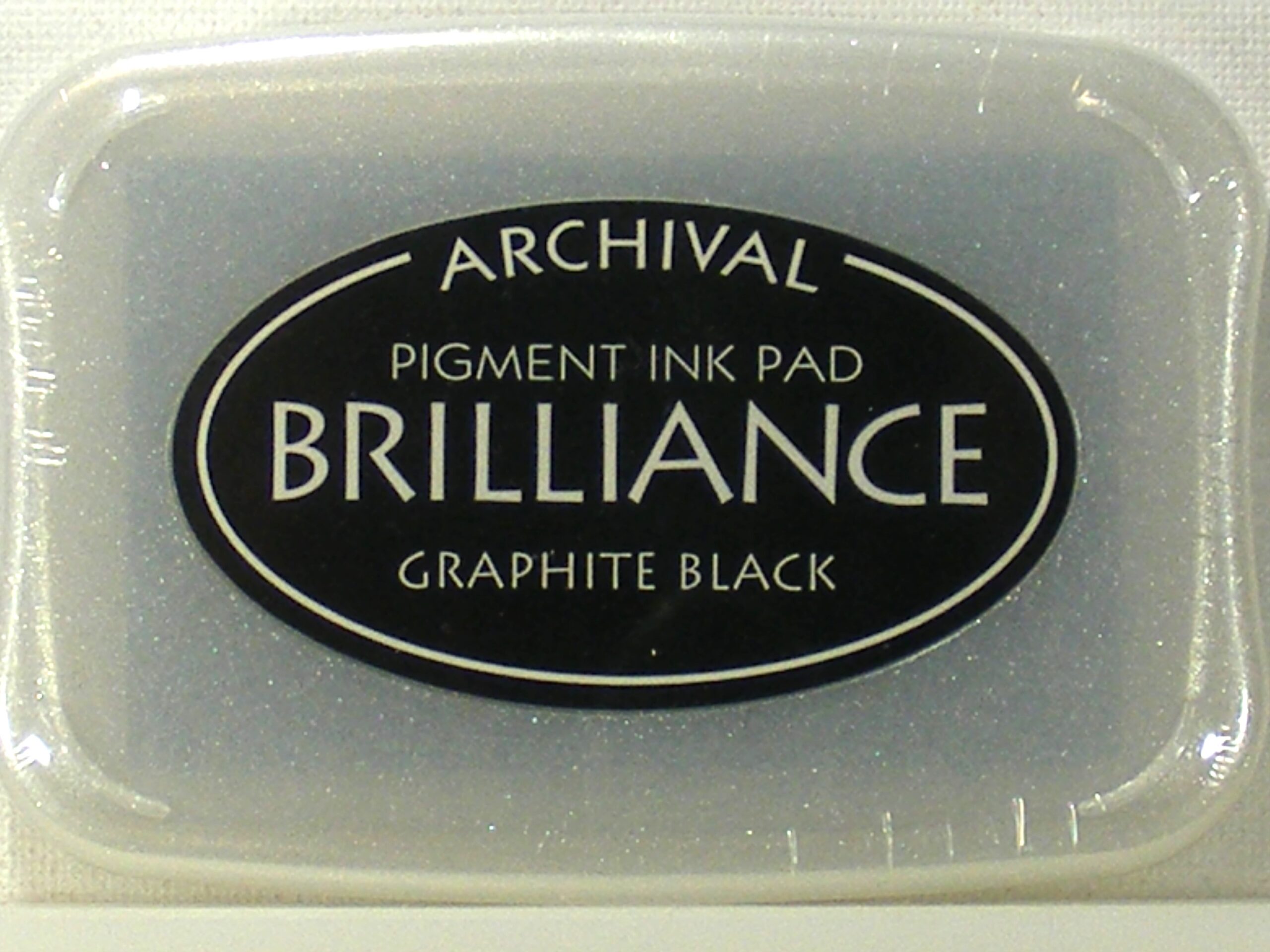 archival brilliance graphite black ink pad