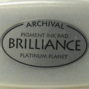 tsukineko archival brilliance platinum planet pigment ink pad