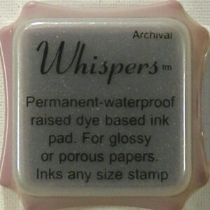 archival whisper whisper lilac dye based ink pad