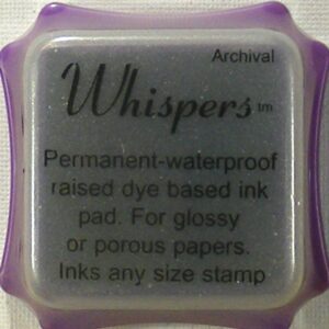 archival whispers rio purple dye based ink pad