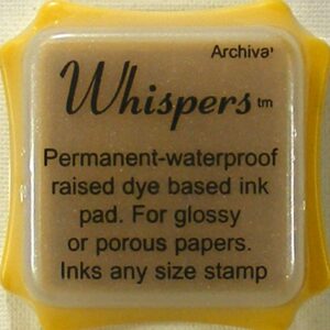 archival whispers sunshine dye based ink pad
