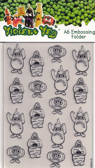 avec violent veg a6 embossing folder veg montage vvef3