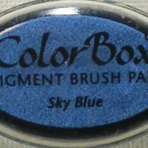 colorbox cats eye pigment brush pad sky blue