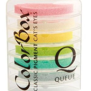colorbox pigment ink pads cat's eyes queue rainbow sherbert