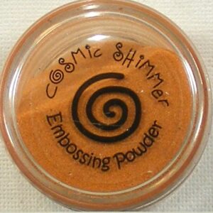 cosmic shimmer chic pumpkin lustre embossing powder
