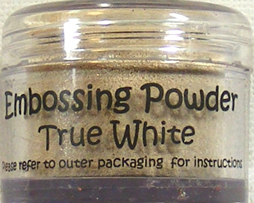cosmic shimmer true white embossing powder