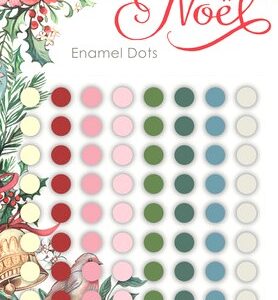 craft consortium noel adhesive enamel dots