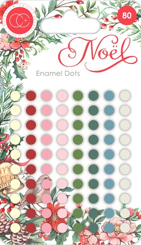 craft consortium noel adhesive enamel dots