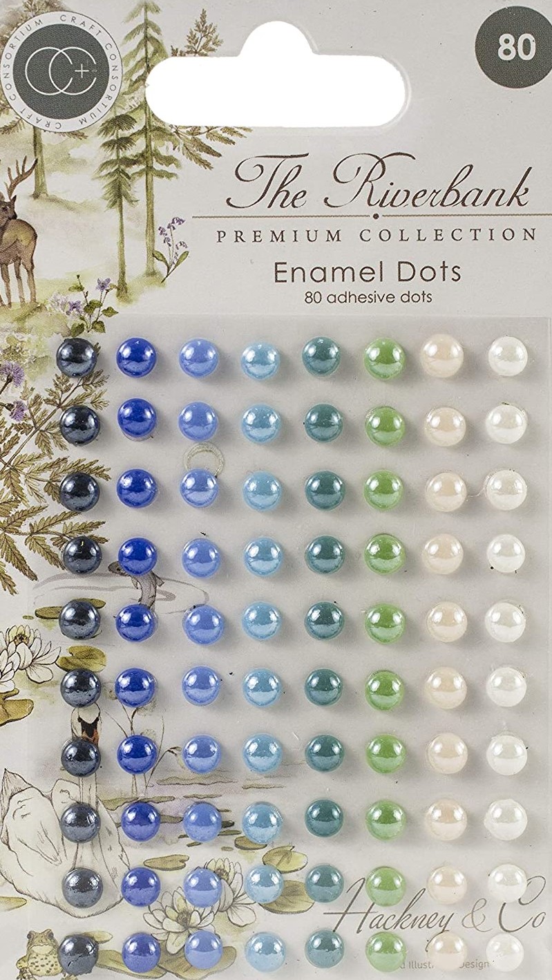 craft consortium the riverbank enamel dots
