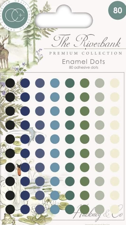 craft consortium the riverbank enamel dots