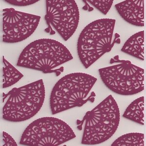 crafters companion catitudes ornate fans embossing folder