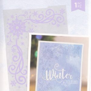 crafters companion glittering snowflake collection touch of winter embossing folder