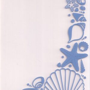 crafters companion sara davies nautical collection seashell corner embossing folder