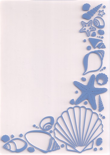 crafters companion sara davies nautical collection seashell corner embossing folder