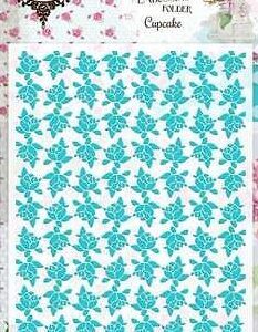 crafters companion verity rose cupcake embossing folder