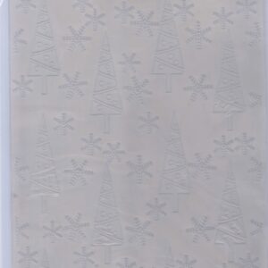 crafts too a4 embossing folder trees & snowflakes