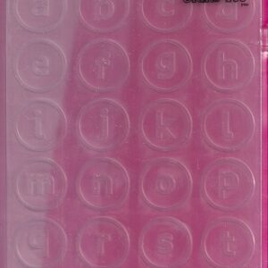crafts too you scrap alphabet lower case embossing folder