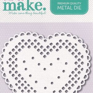 cut & make mini doily heart