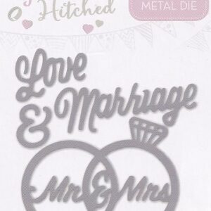 cut & make getting hitched dies love & marriage