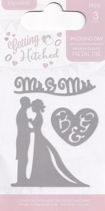 cut & make getting hitched dies mr & mrs
