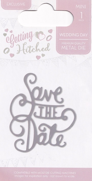 cut & make getting hitched dies save the date
