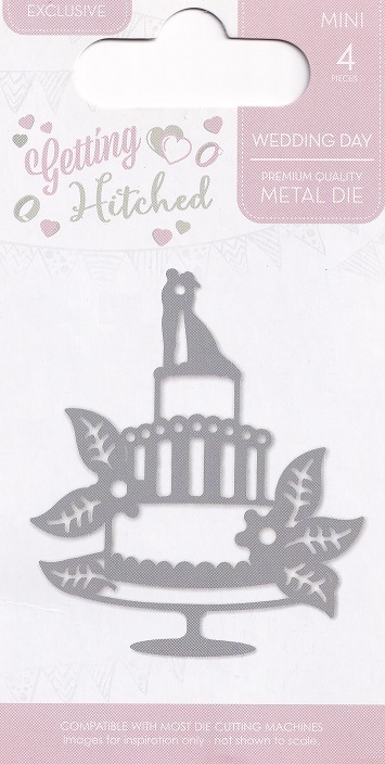 cut & make getting hitched dies wedding cake