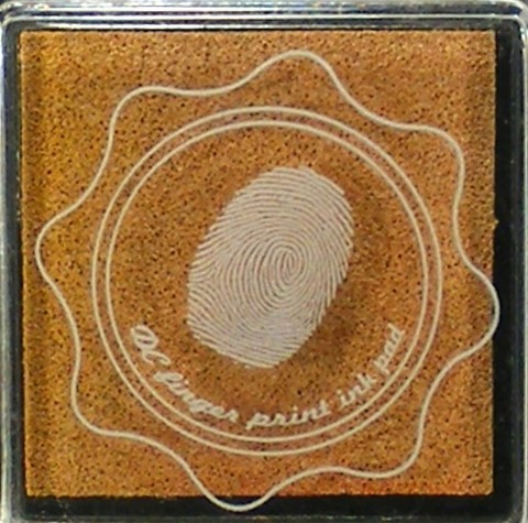 dc fingerprint ink pad beige