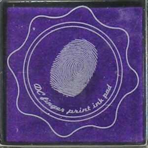 dc fingerprint ink pad grape