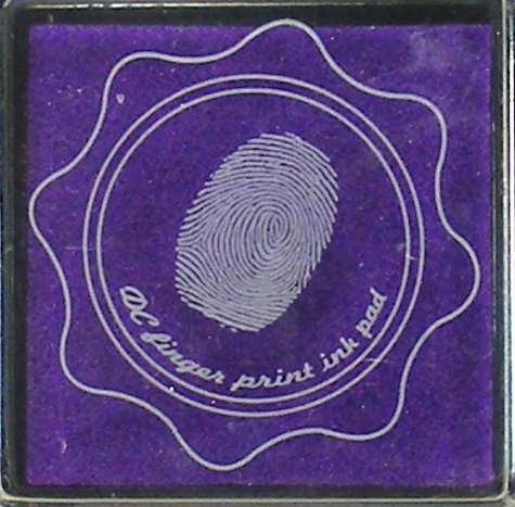 dc fingerprint ink pad grape