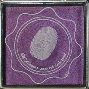 dc fingerprint ink pad lilac