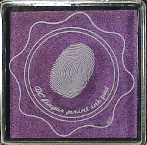 dc fingerprint ink pad lilac