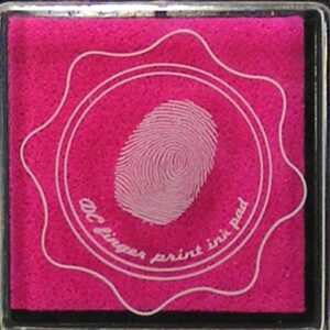 dc fingerprint ink pad magenta