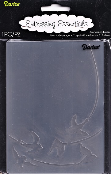 darice birds in flight embossing folder