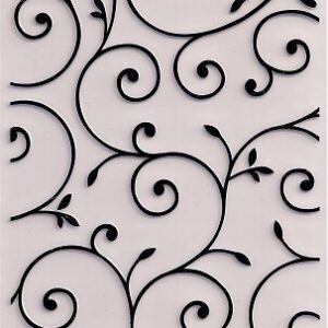 design objectives a6 embossing folder delicate flourishes