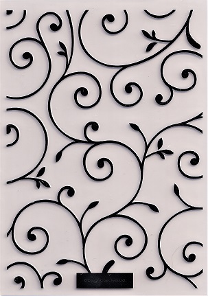 design objectives a6 embossing folder delicate flourishes