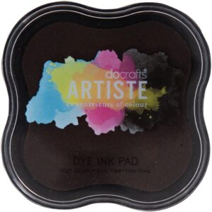 docraft artiste dye ink chocolate