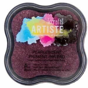 docraft artiste pearlescent pigment ink dusky rose
