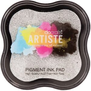 docraft artiste pigment ink metallic silver