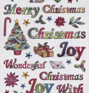 docrafts create christmas stickers christmas wishes