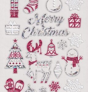 docrafts create christmas stickers festive houses